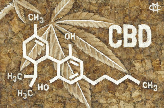 CBD Molecule This piece is available for purchase